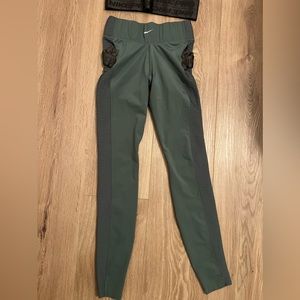 Nike green work out set